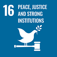 16 Peace, justice and strong institutions